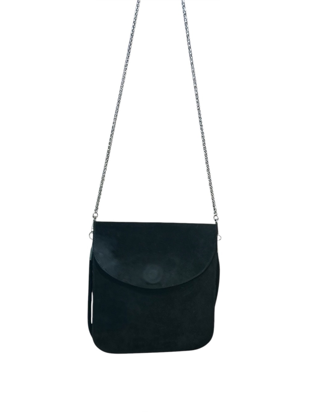 Y2K Christian Dior Suede Leather Saddle Crossbody Bag on a Chain
